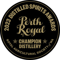 Wandering Distillery's Champion Distillery award from the Perth Royal Distilled Spirits Awards