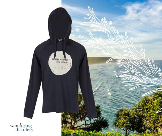 Wandering Distillery Blue Hoodie