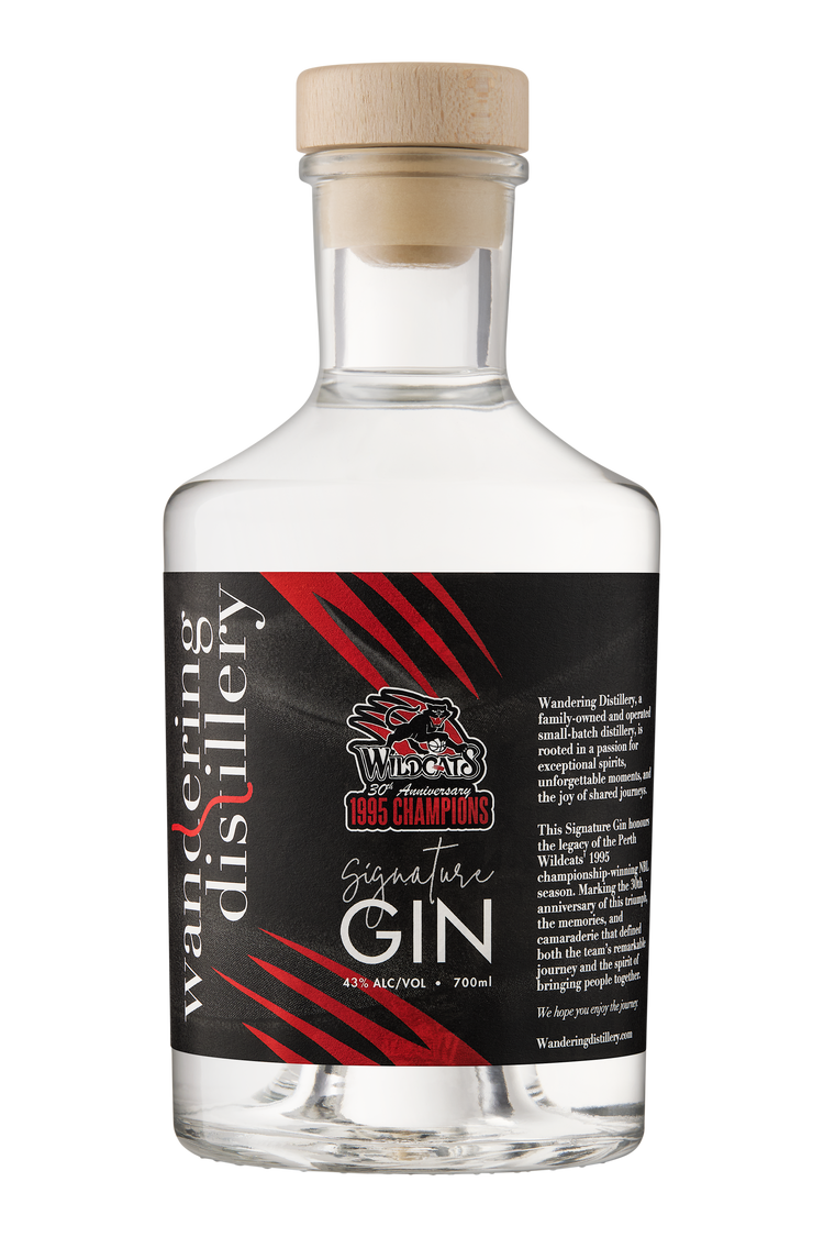 Perth Wildcats 30th Anniversary 1995 Champions Signature Gin